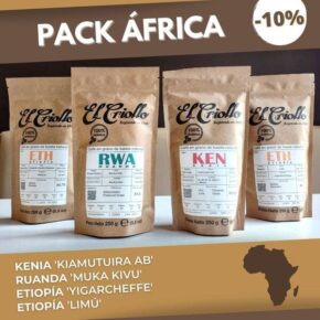 Pack África de Cafés El Criollo