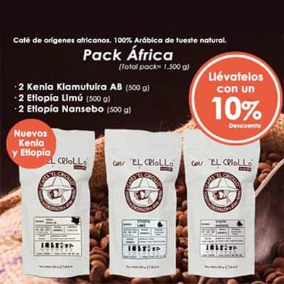 El-crioll-pack-africa Cafe pack de africa el criollo